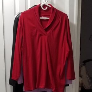 Roman's Shawl Collar Ultimate Tee. Size 18/20
